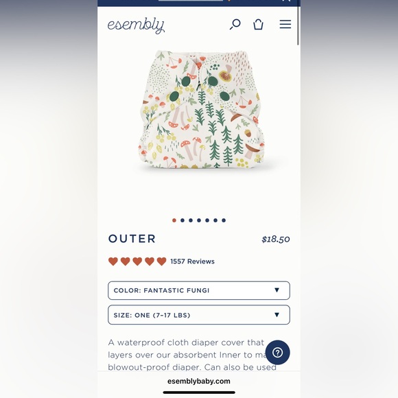 Esembly Cloth Diaper - Picture 2 of 6